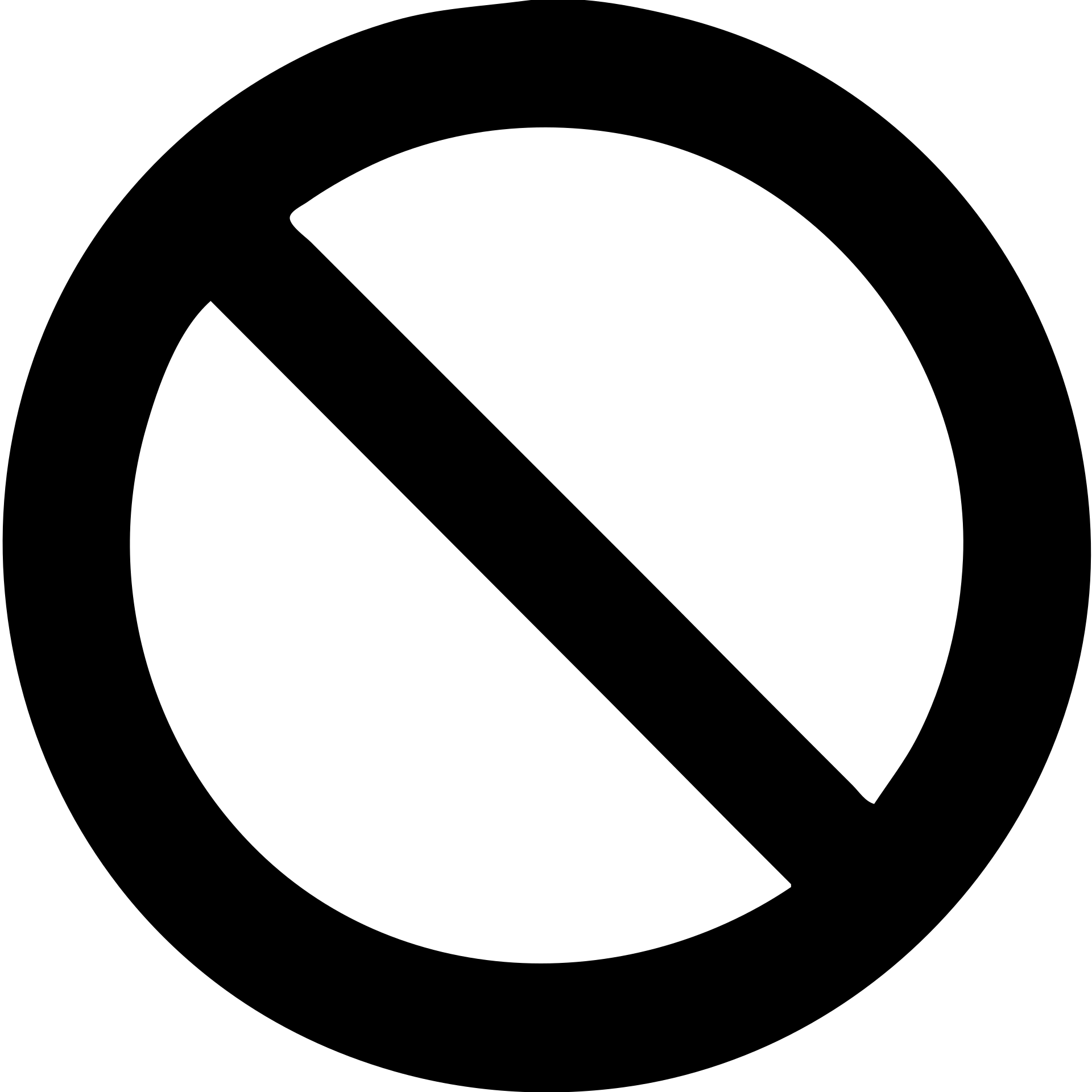 solid filled prohibition sign icon emoji