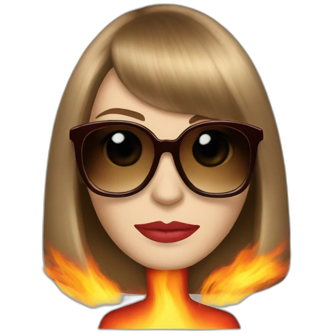Anna wintour on fire emoji