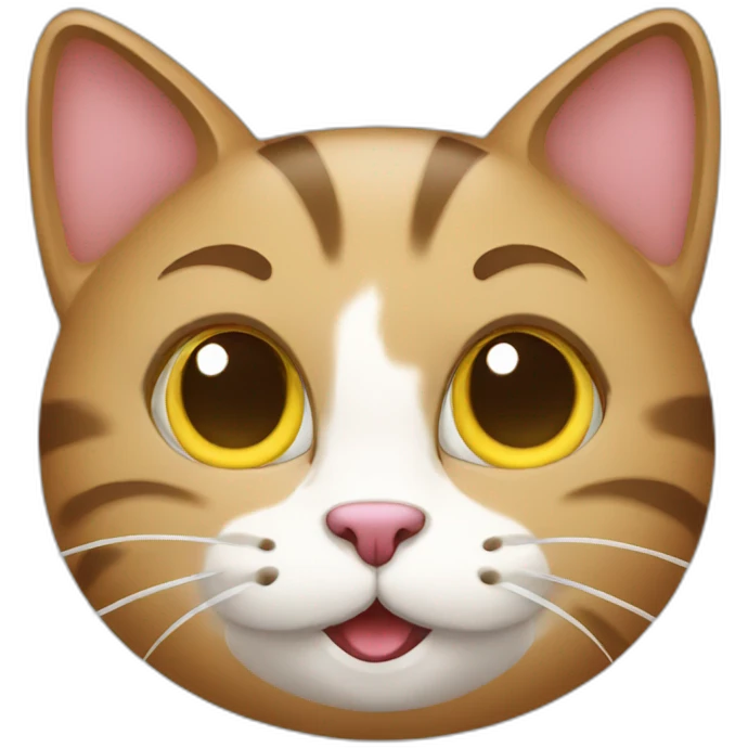 cat playing phone emoji