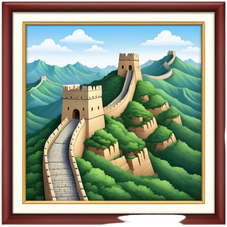 great wall of china emoji