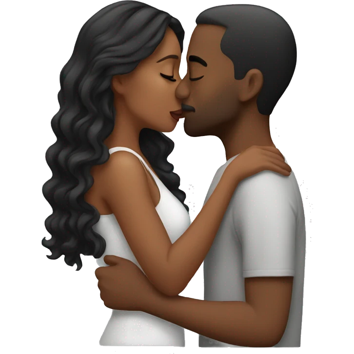 Couple kissing emoji