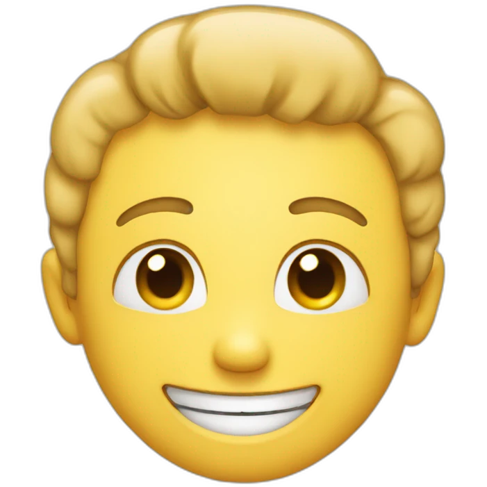 Open smile emoji