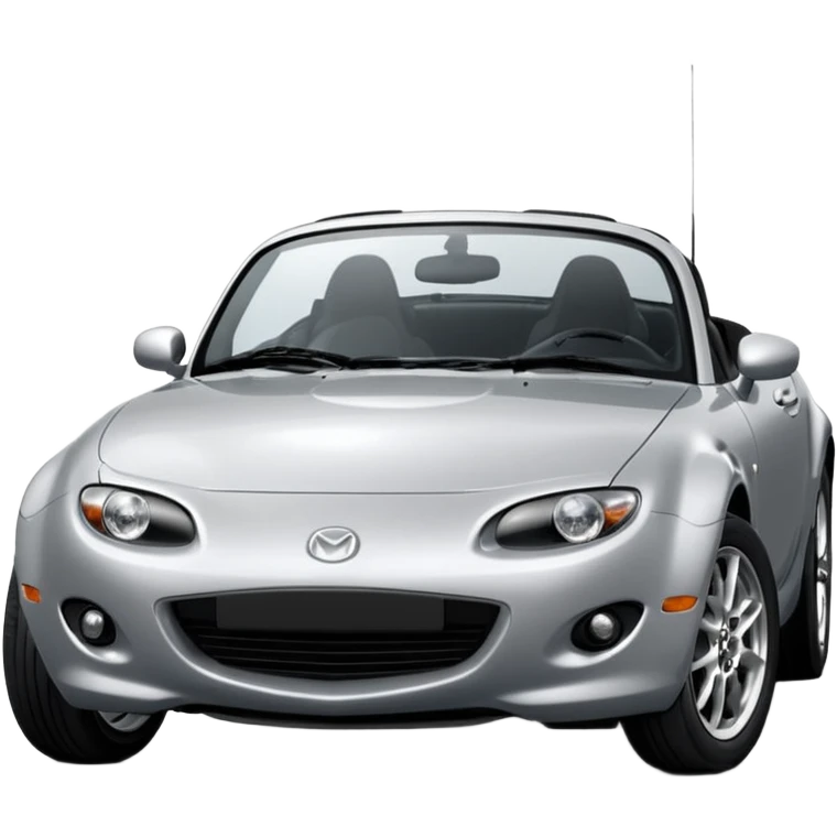 mazda mx-5 NC 2008 silver hardtop (not ND) emoji