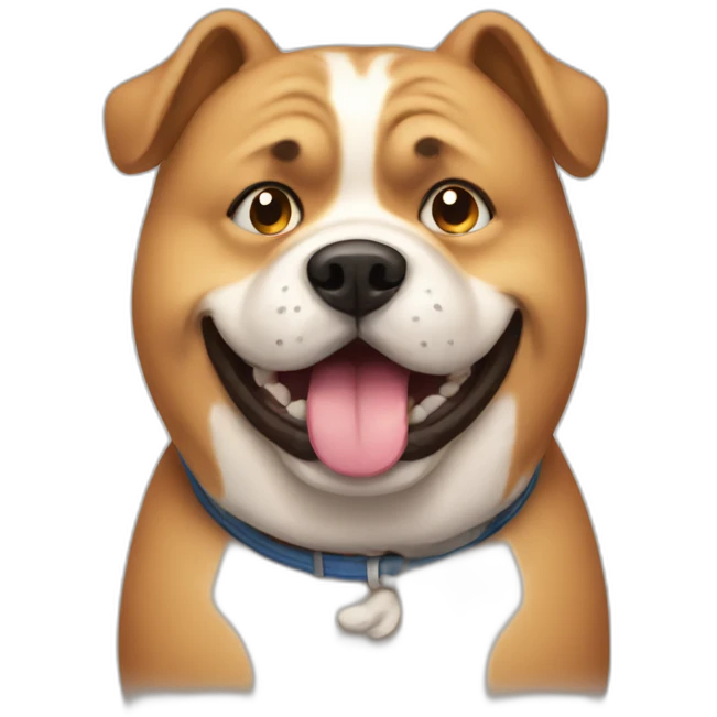 Fat dog emoji