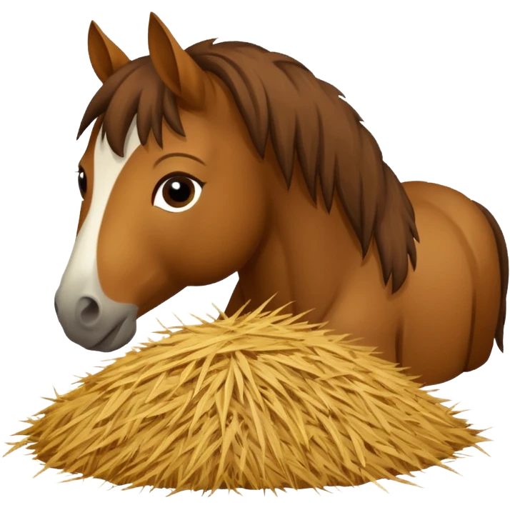 horse hay emoji