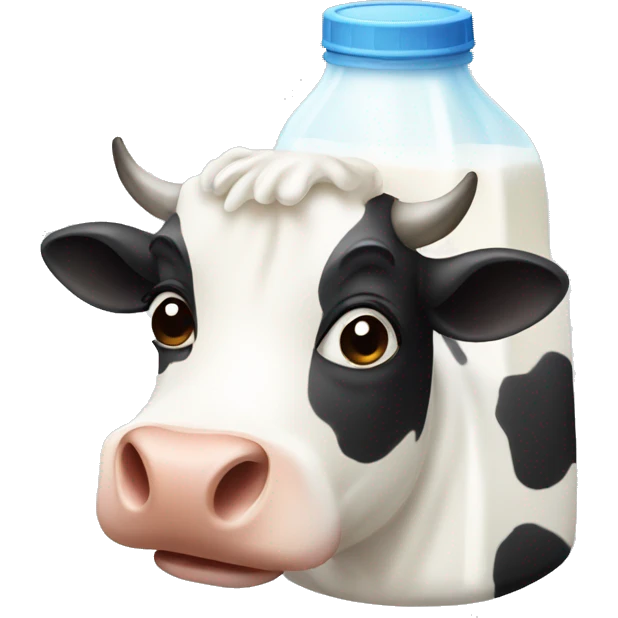 Cow milk emoji