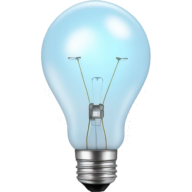 cian light bulb emoji