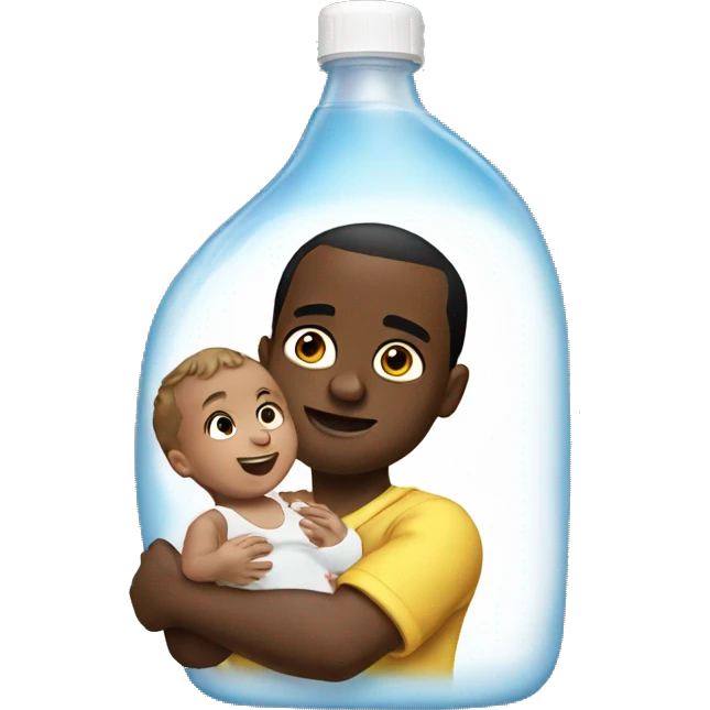 Diddy holding baby oil emoji
