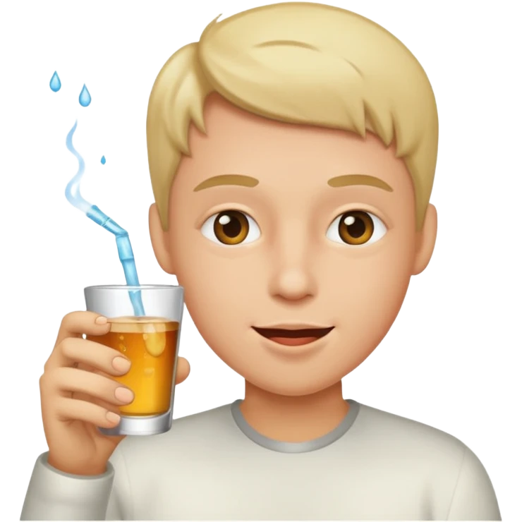 Drinking shots emoji