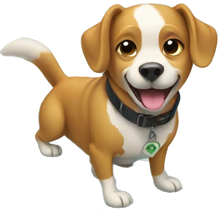 dog surf boarding emoji
