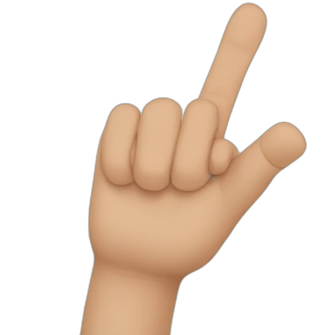 Finger emoji