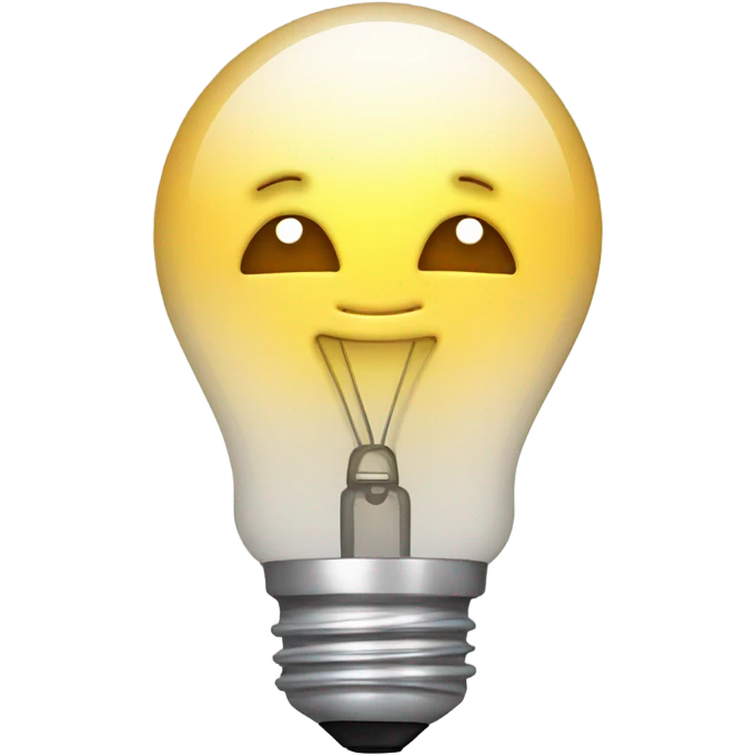 lightbulb euro symbol emoji