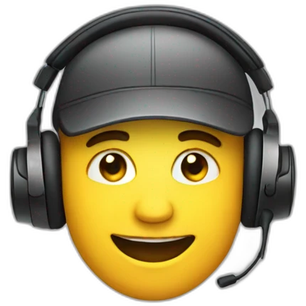 Disc jockey emoji