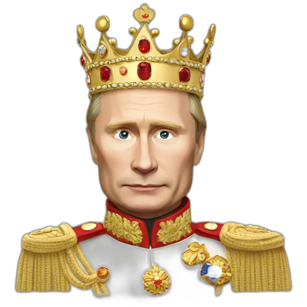 Putin crown emoji