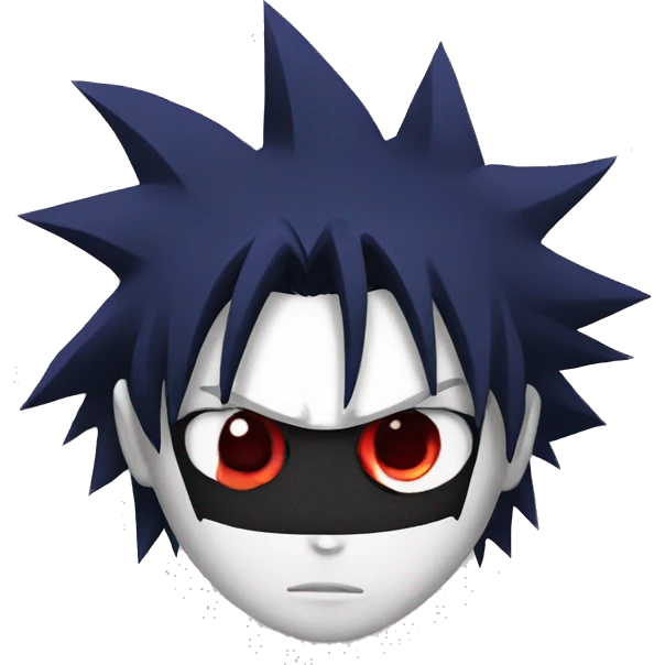 Sasuke with sharingan emoji