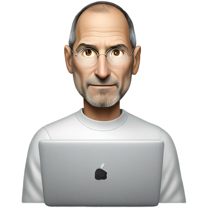Steve Jobs in 2025 year emoji