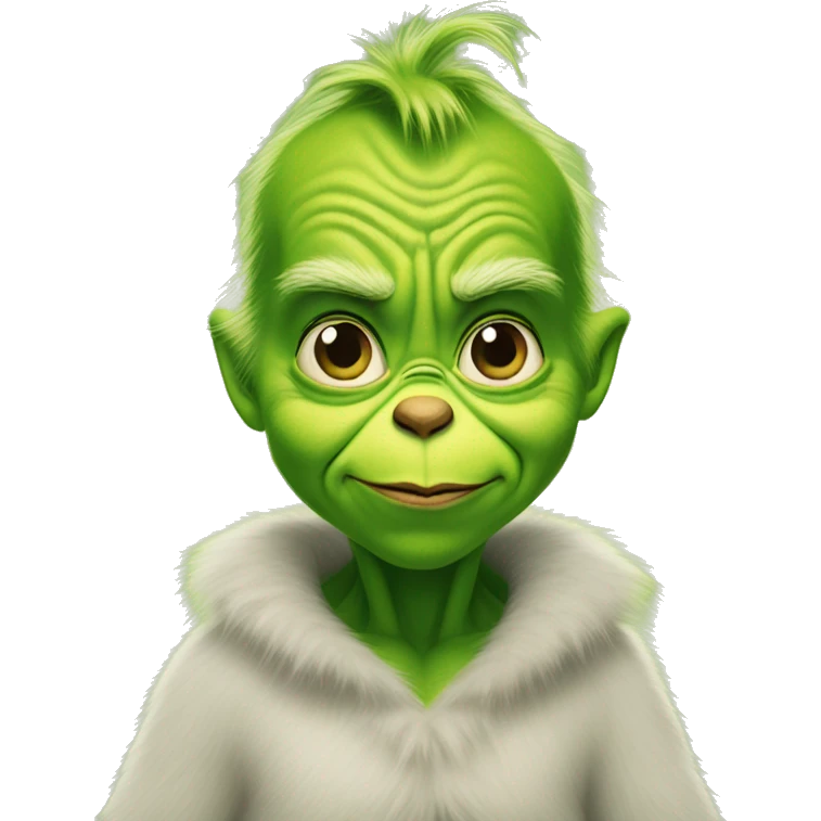 The grinch as a baby emoji