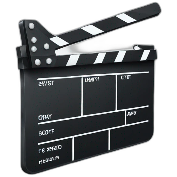 clapperboard emoji