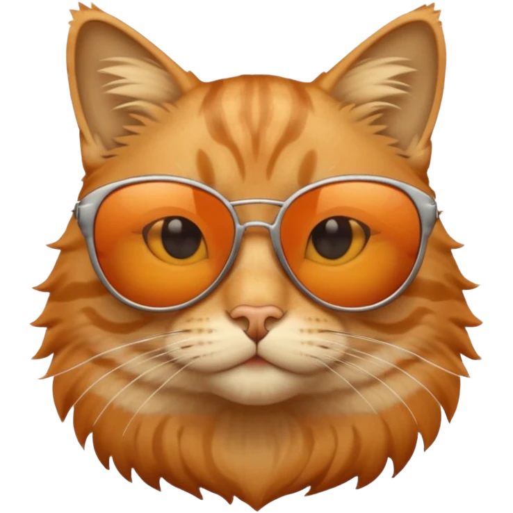 Cat wearing sunglasses emoji