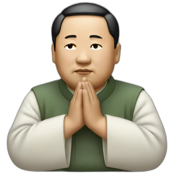 mao praying emoji