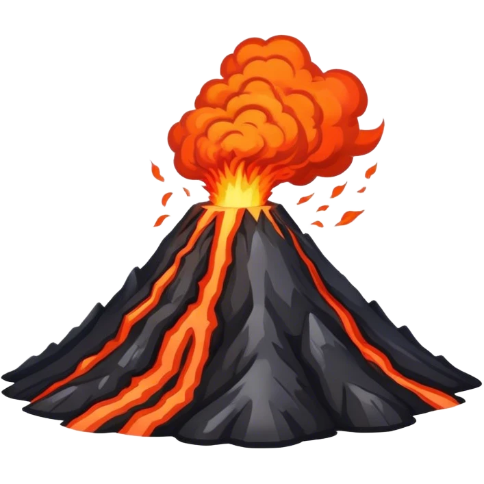 volcano emoji