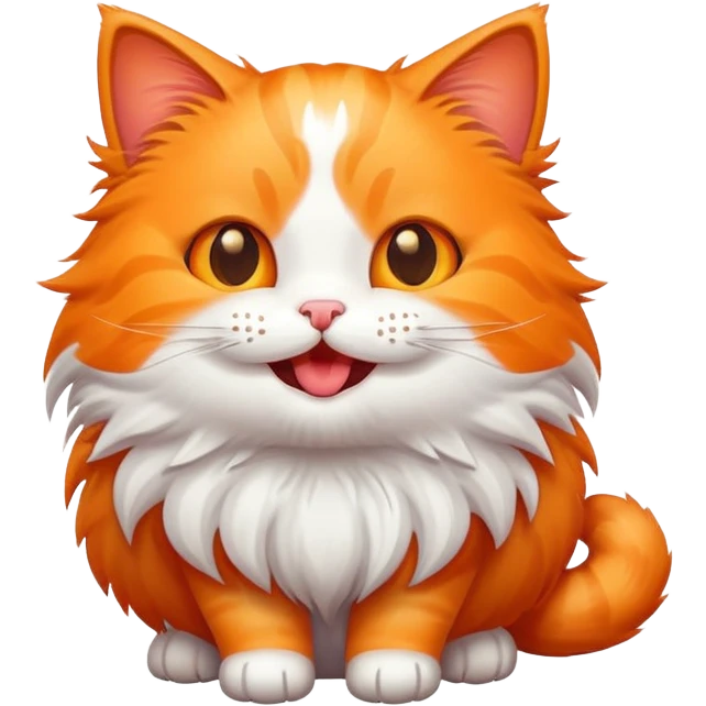 Happy kitty emoji