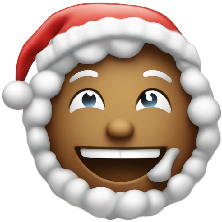 smile with christmas emoji