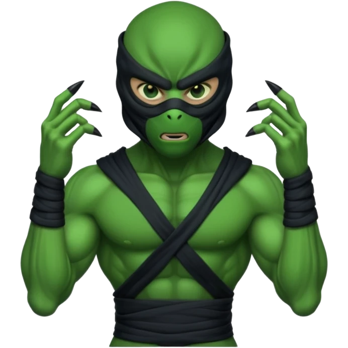 ninja, alien emoji