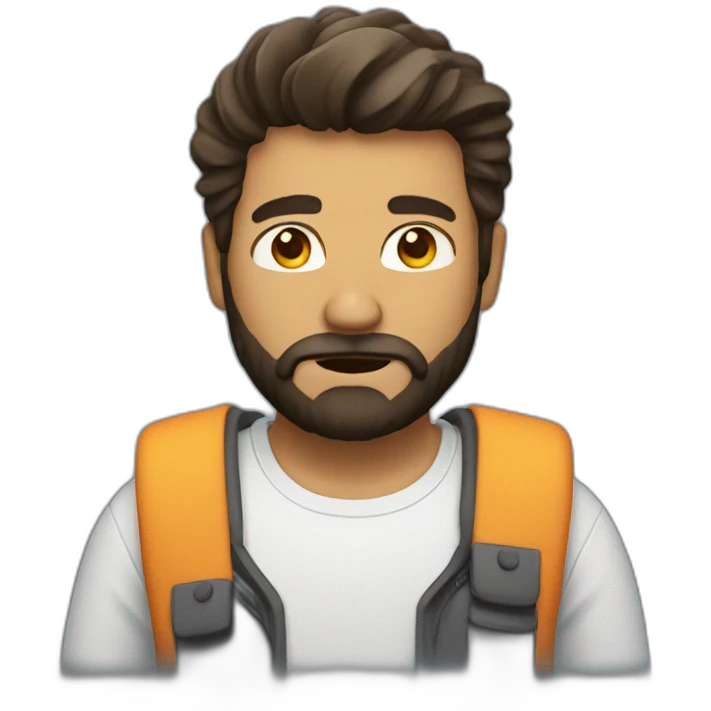 guy with a masssive beard emoji