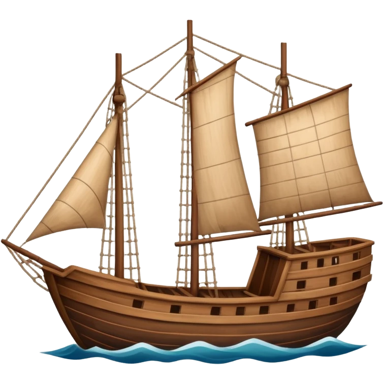 wooden ship emoji