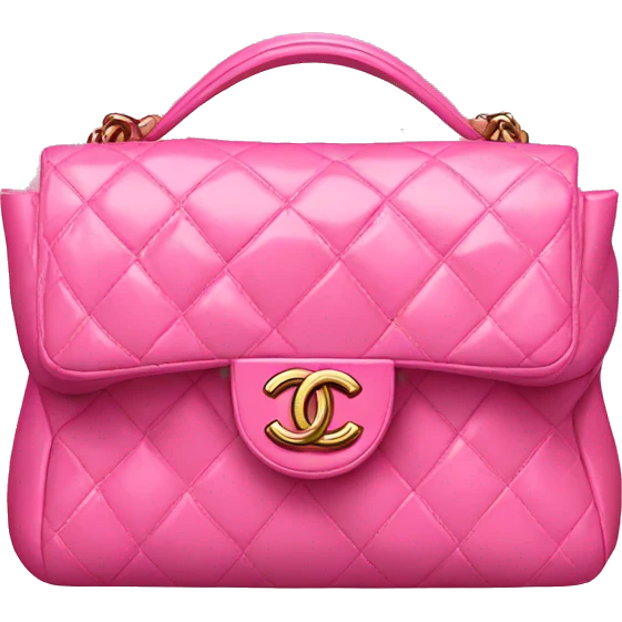 pink bag chanel emoji