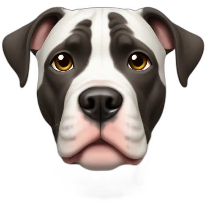 Mistura de Pitbull com dálmata  emoji