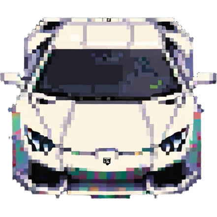 Lamborghini Aventador in Minecraft blocky style emoji
