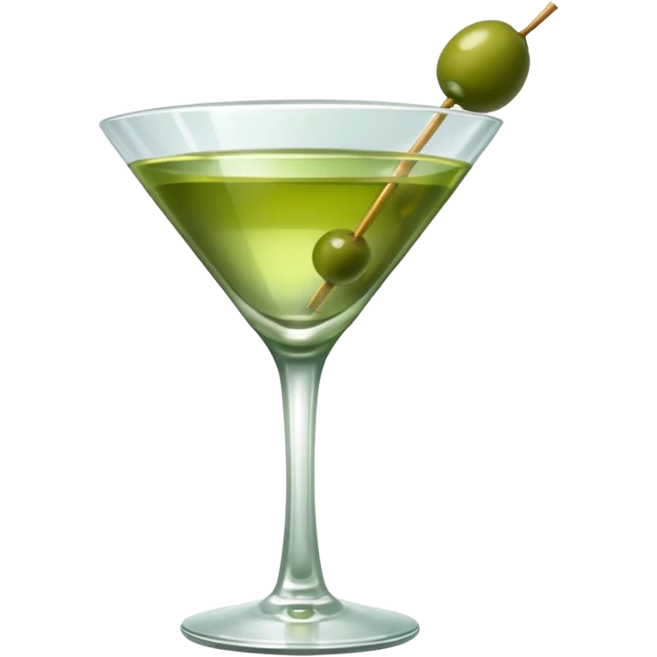 cute martini emoji