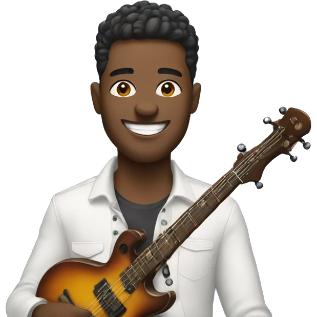 Happy musician emoji