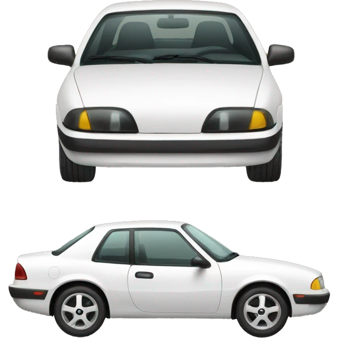 Car with sunglasses emoji