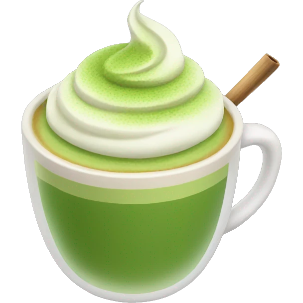 Matcha latte emoji