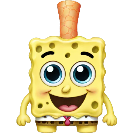 cute baby sponge bob emoji