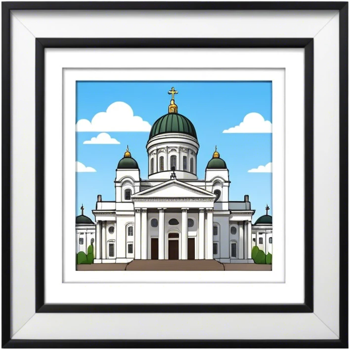 Helsinki cathedral  emoji