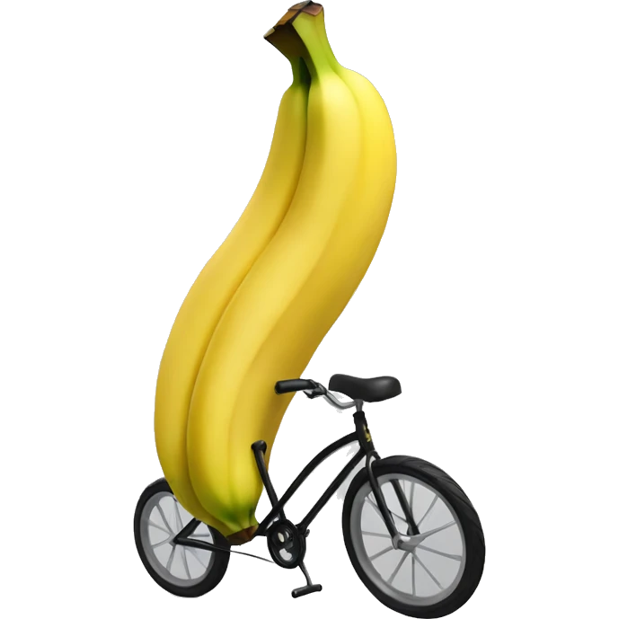 banana on a unicycle emoji