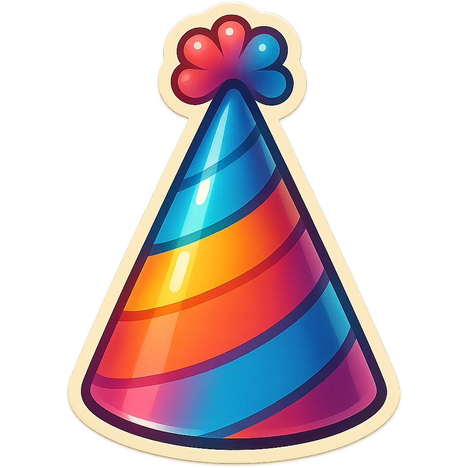 party hat emoji