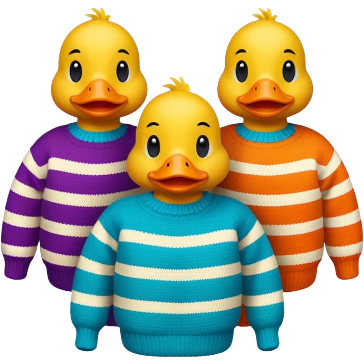 sweaters wit ducks emoji