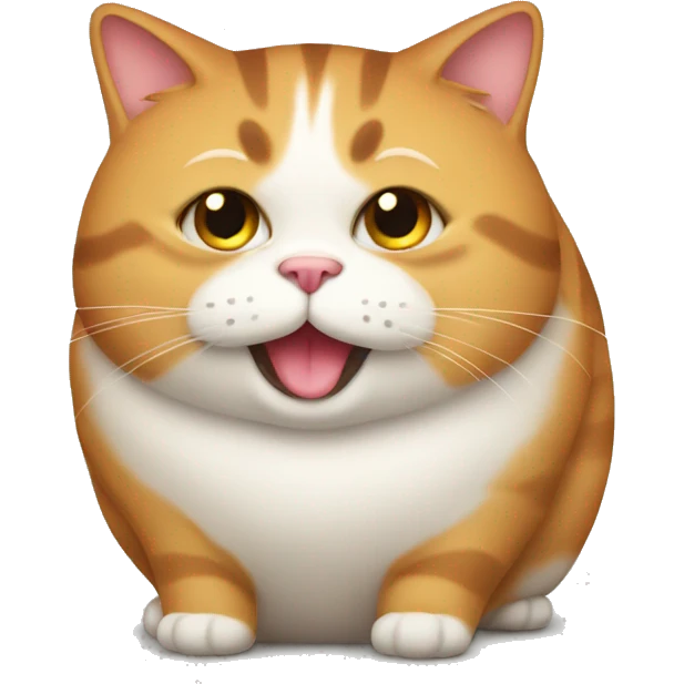 fat cat  emoji