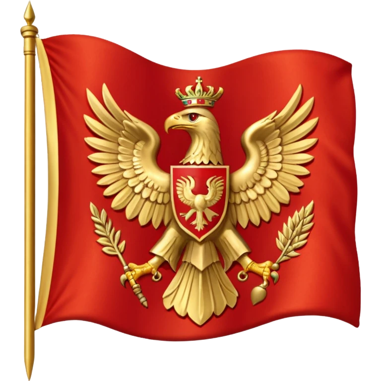 peux tu me générer le drapeau de l'empire romain en mode emoji drapeau basique emoji