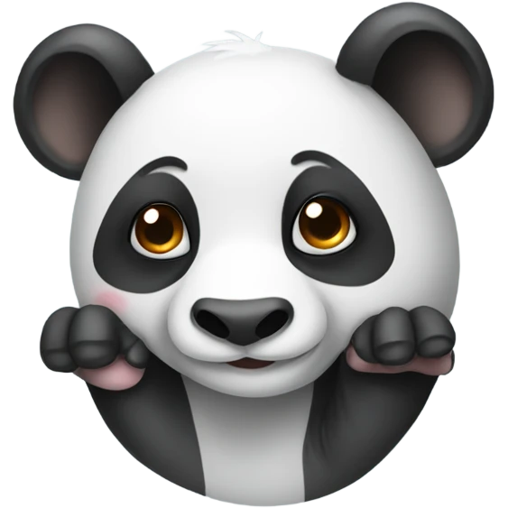 Panda with an elephant trunk emoji