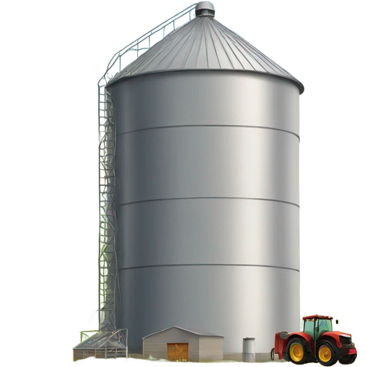 farm silo emoji