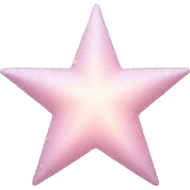 pale pink star sparkle emoji