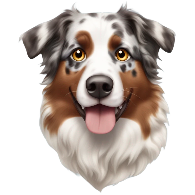 Aussie shepherd red Merle  emoji