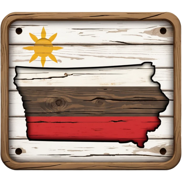 letrero que diga IOWA emoji