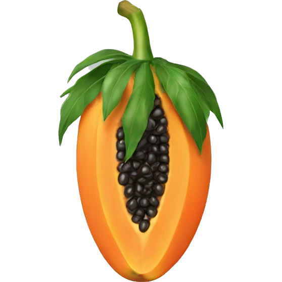 papaya emoji